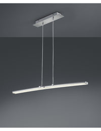 Sospensione Moderna Spread Led Dimmerabile Cromo L140 cm Trio Lighting