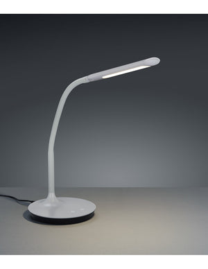 Lampada Moderna per Scrivania Braccio Flessibile Led Touch Polo Grigio Trio Lighting