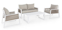 Set salotto giardino Captiva bianco