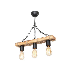 Lampada a sospensione Lagun ASZ1236 rustico industriale a 3 luci EFFEZ