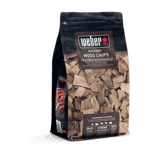 Chips di legno da affumicatura Weber miscela Hickory da 700 g (codice prodotto 17624)