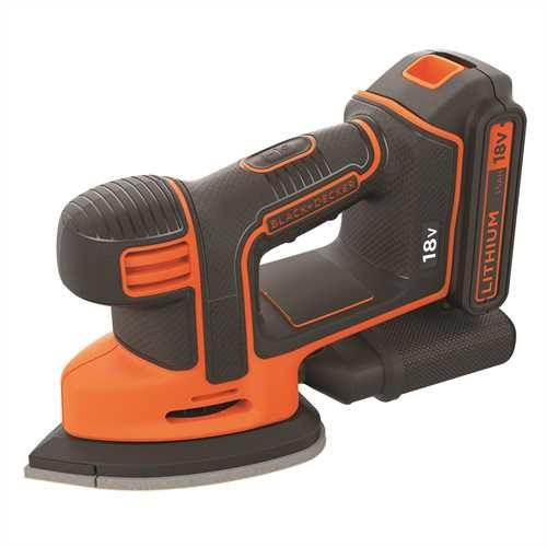 Levigatrice palmare Black e Decker multifunzione batteria a litio 18 V