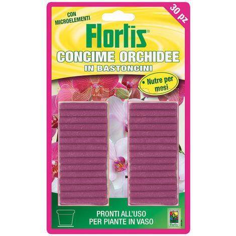 Flortis Concime Per Orchidee In Bastoncini 30 Pz