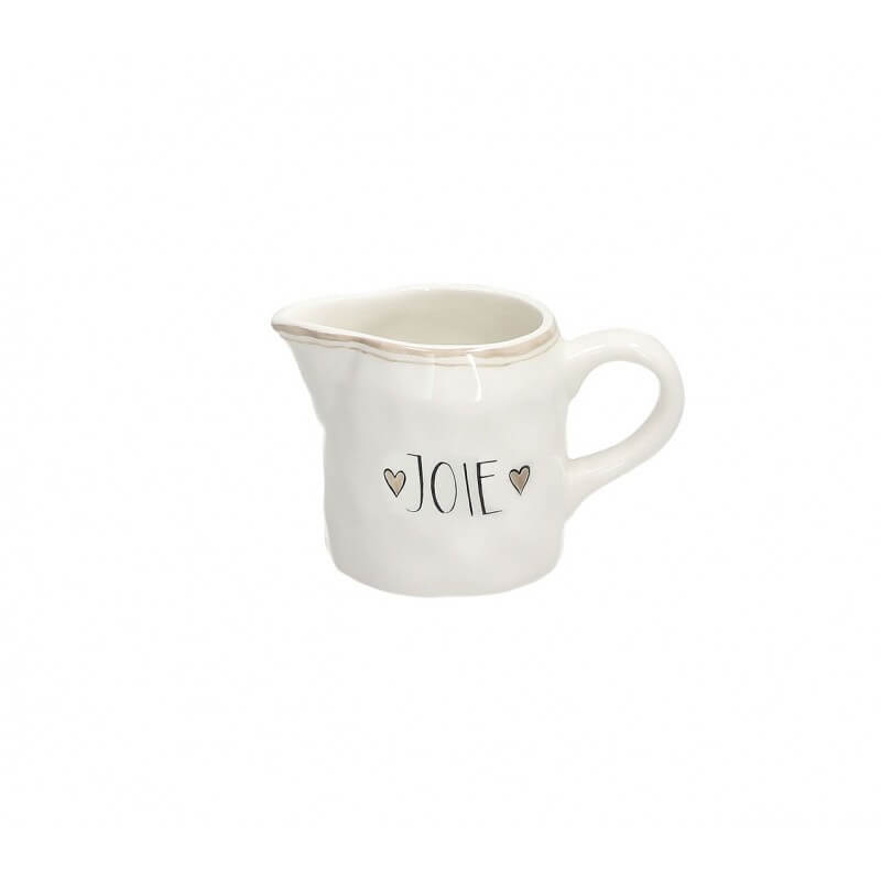 Lattiera 250 Cc Amour Stoneware Bianco