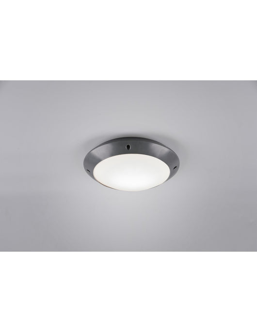 Plafoniera Da Esterno Camaro Antracite IP54 Ø26 cm Trio Lighting