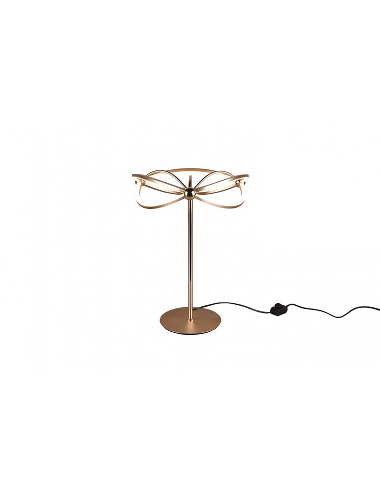 Lumetto Moderno Fiocco Led Charivari Ottone Trio Lighting