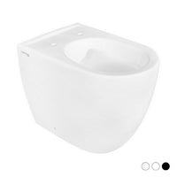 Vaso filo muro rimless Greta - Scarico universale bianco opaco