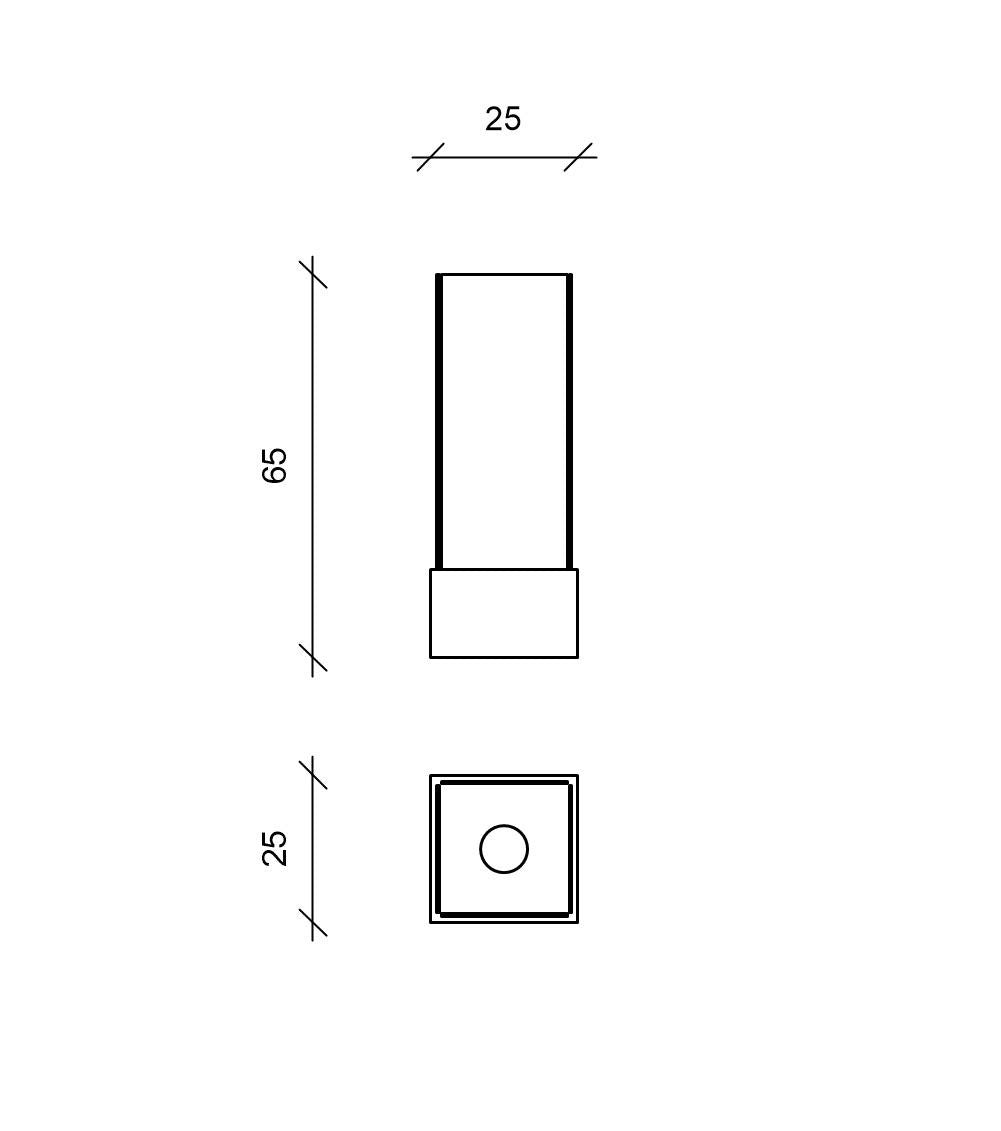 Biocamino design  da terra bioetanolo grigio cromo cm 25 x 25 x h 65