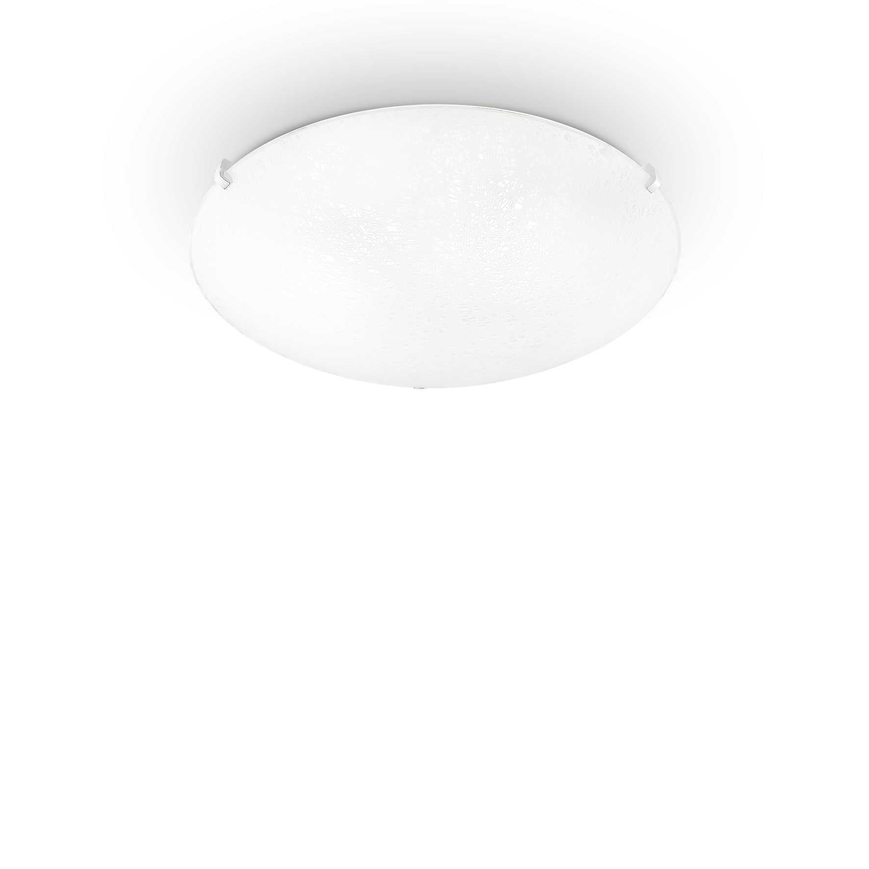 Lampada da soffitto bianco D 300 x H 100 mm