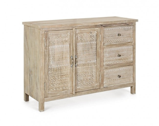 Credenza 2 ante 3 cassetti Mayra 110x40x80h cm