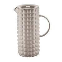 Guzzini - Caraffa Tiffany grigio tortora con coperchio