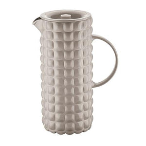 Guzzini - Caraffa Tiffany grigio tortora con coperchio