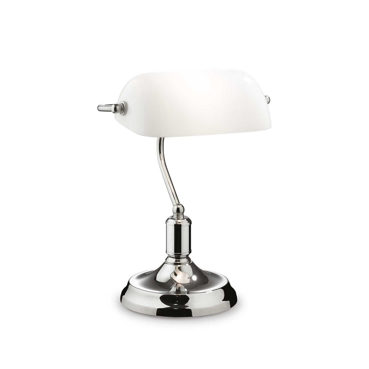 Lampada da tavolo cromo D 260 x H 380 mm