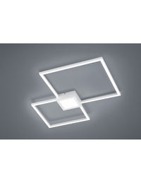 Plafoniera Hydra Design Quadrati Bianco Led 4000k Trio Lighting