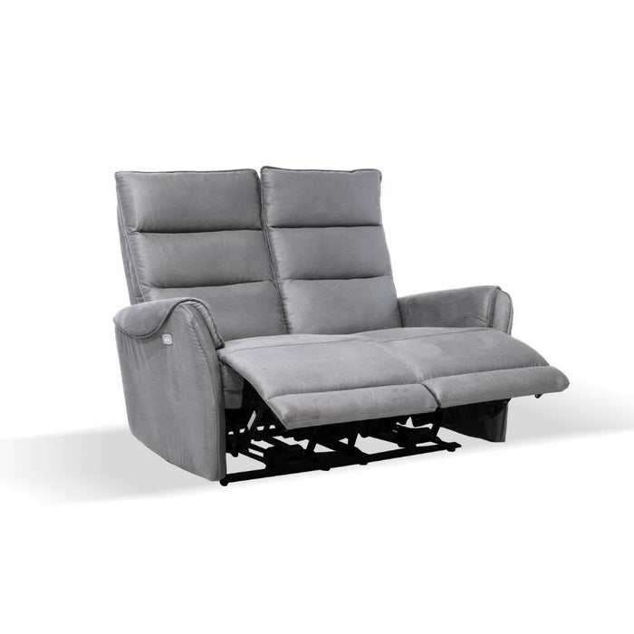 Divano 2 posti reclinabile con 2 recliner elettrici L 135 x P 98 x H 109 cm