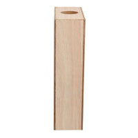 Accessori vino portatappi legno estia rete nero cm15x6,5h24