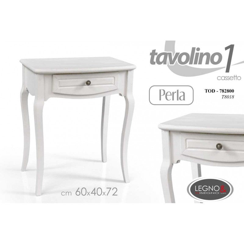 Tavolino shabby consolle anticato charme  cm 60 x 40 x 72 h