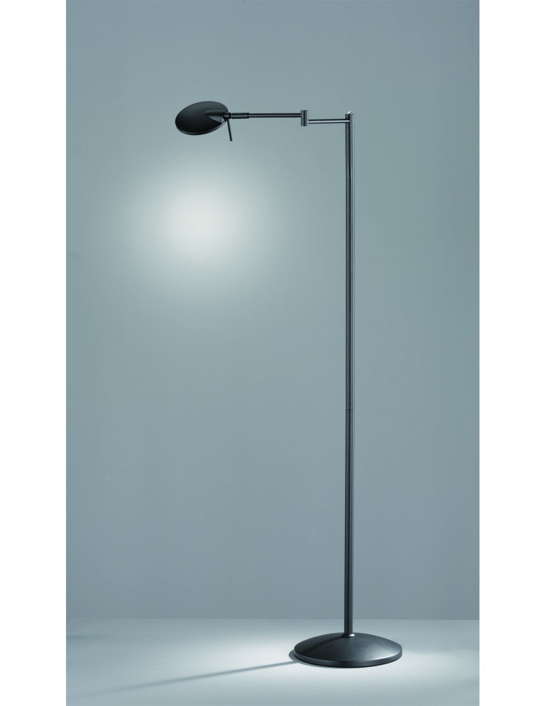 Piantana Kazan Nero Led Touch Dimmerabile Orientabile H121 cm Trio Lighting