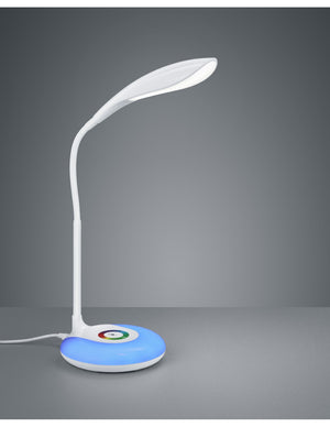 Lampada Da Tavolo Touch Led Krait Bianco H34 cm Trio Lighting