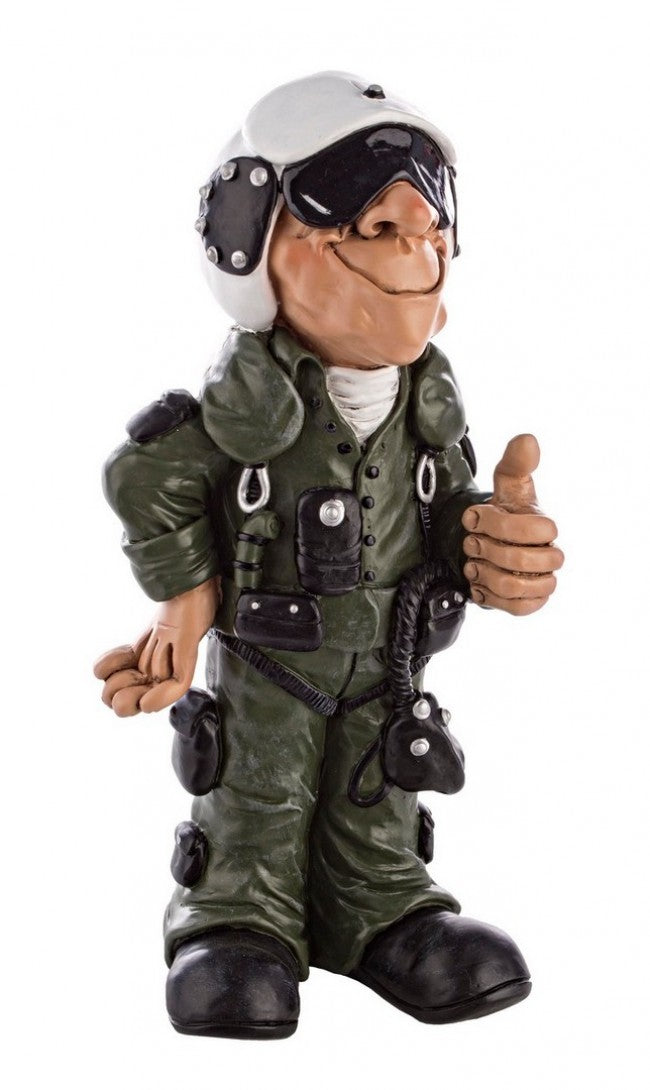 2x Statuetta Caricatura Airman