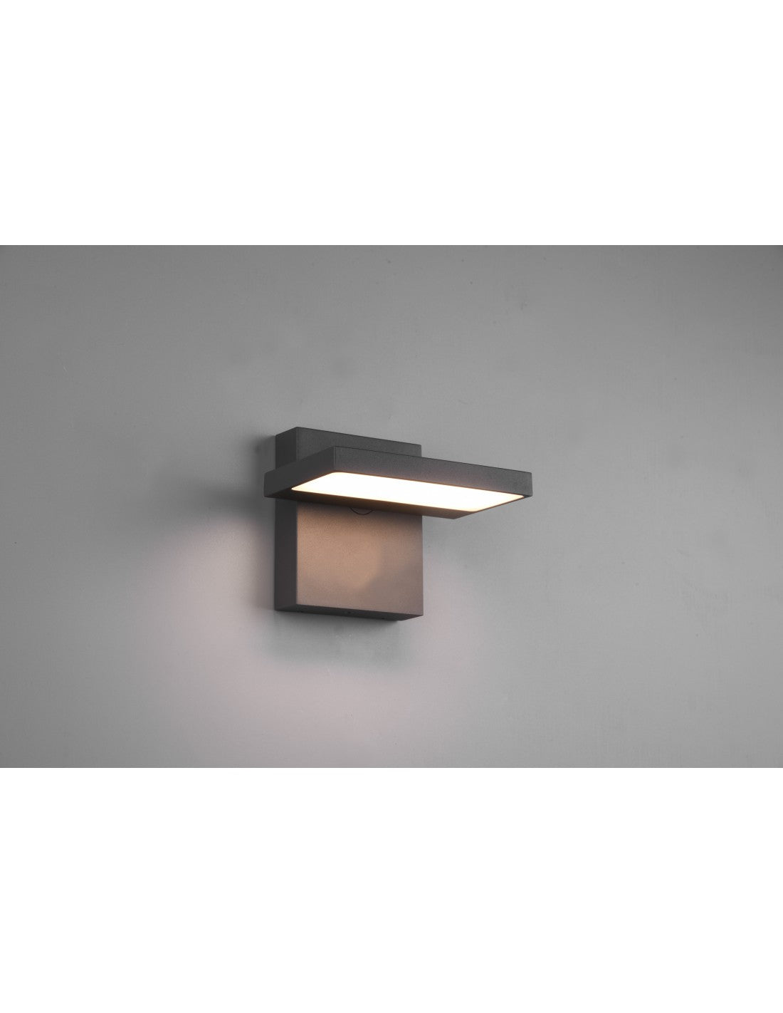 Applique Da Esterno Led Orientabile Alluminio Antracite IP54 Horton Trio Lighting