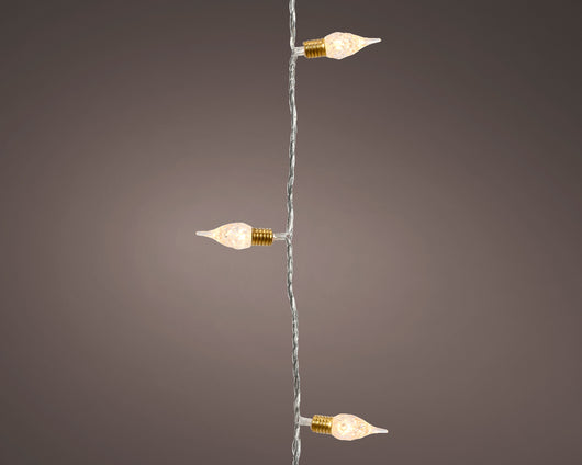 Lampade vintage a LED con effetto tremolio a 8 funzioni per uso interno L 3590 cm
