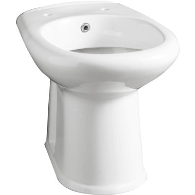 Vaso-bidet confort 40 con erogatore e scarico a pavimento