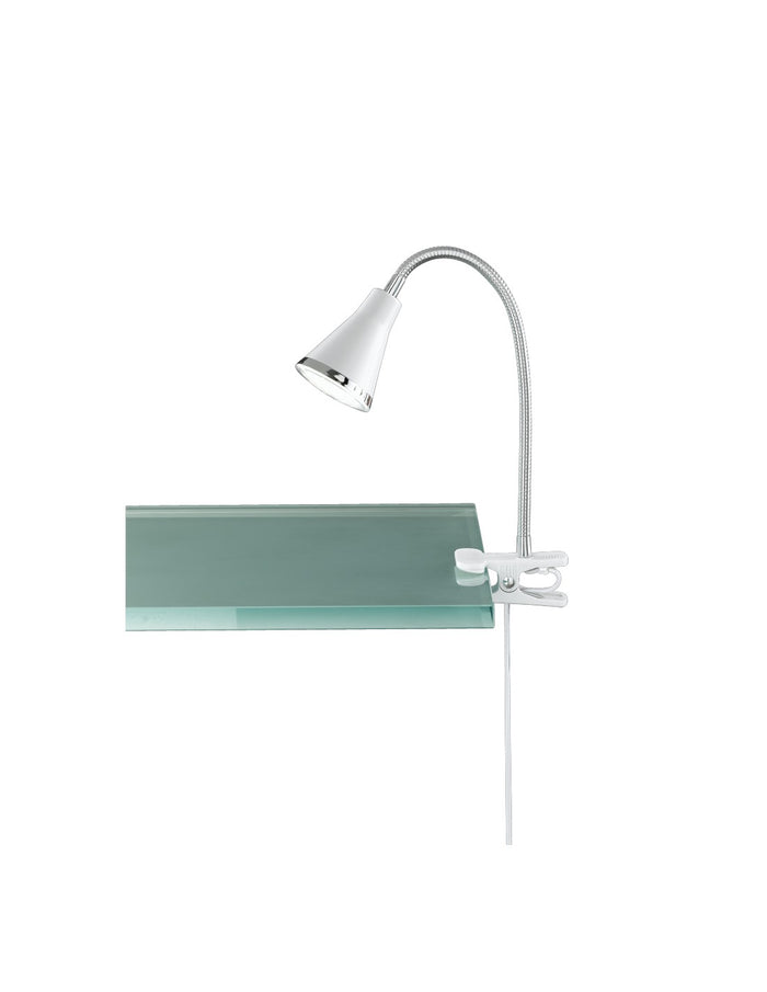 Lampada da Scrivania Led 3,8W Con Pinza Bianco Arras Trio Lighting