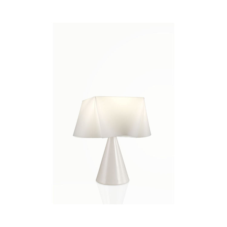 Lampada da Tavolo Bianco in Plastica Cm. 28 x 32h