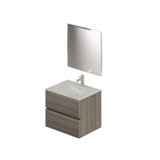 Composizione bagno da 60 colore Olmo H54x61x46cm