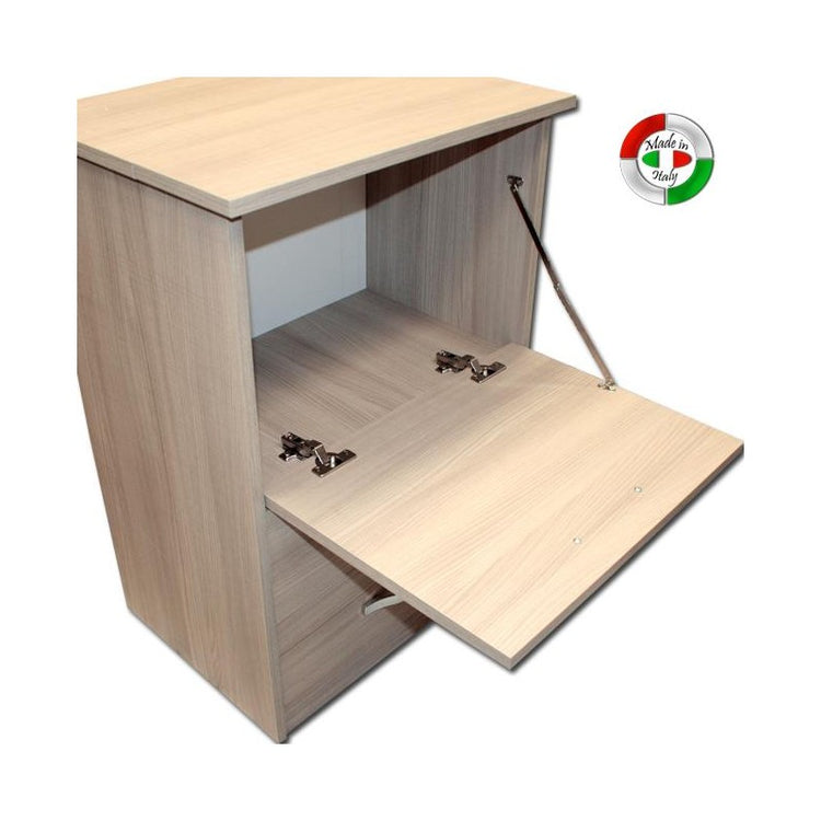 Mobile asse stiro Olmo in legno nobilitato con 3 cassetti cm 44x57xH.89