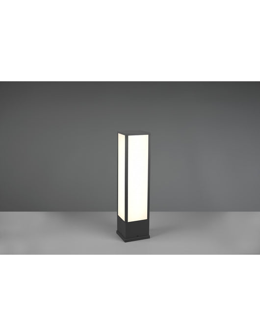 Paletto Rettangolare Da Esterno Fuerte Antracite IP54 Trio Lighting