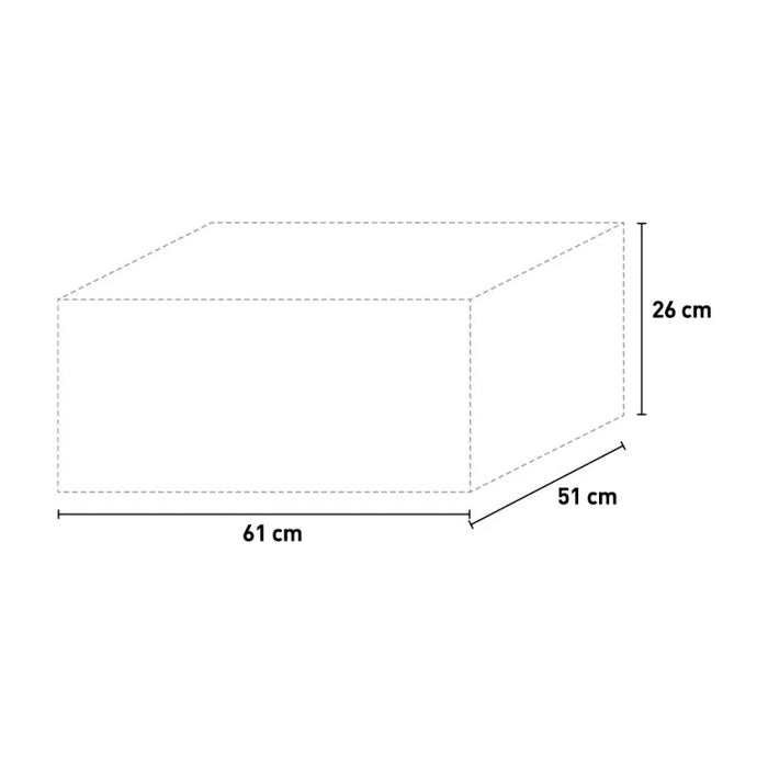 Vasca Lavatoio Lavanderia in Resina Vasca Staffe Tavola 60x50x26cm