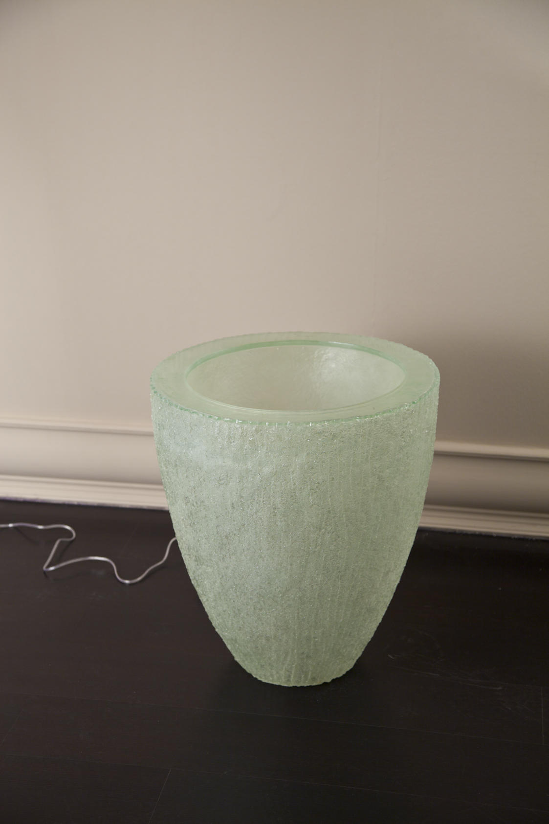 Vaso in resina bianco 5561h cm