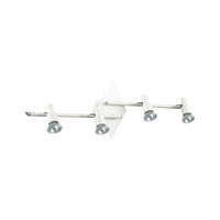 Lampada da soffitto bianco L 715 x H 160 x P 220 mm