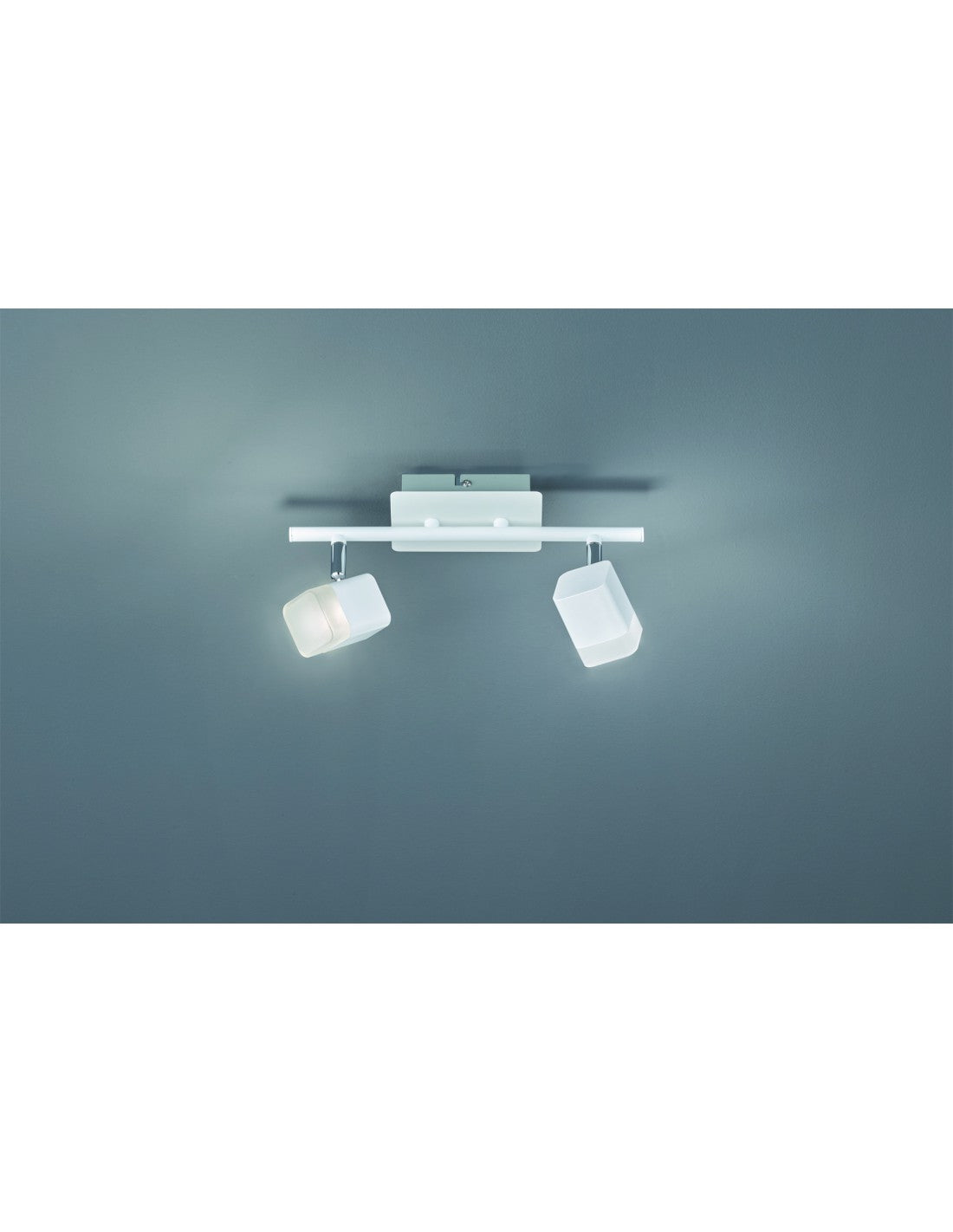 Faretto Da Soffitto 2 Led Orientabile Roubaix Bianco Trio Lighting