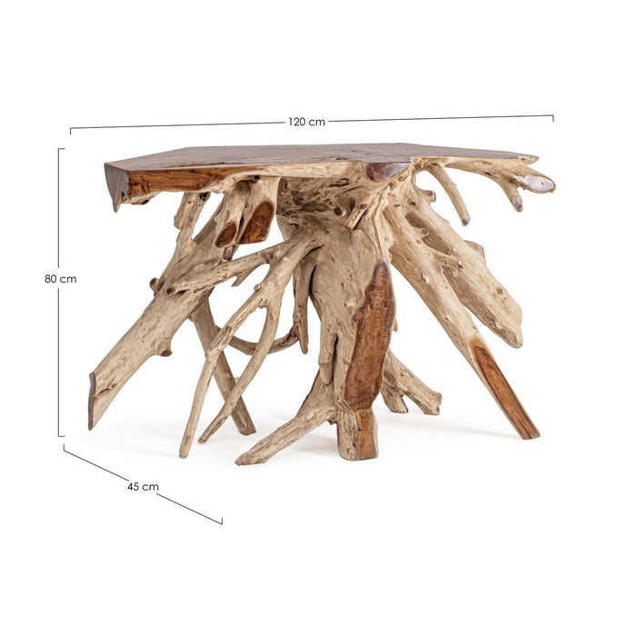 Consolle Lisandra 120x45 cm in legno naturale