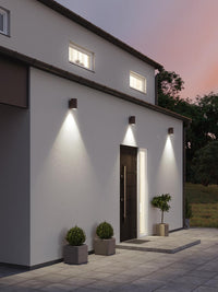 Lampada da soffitto in alluminio pressofuso, vetro trasparente, 40W, 4240 lumen, luce calda bianco