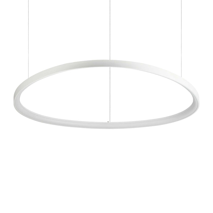 Lampada a sospensione bianco D 1050 x H min 285 - max 2050 x P 995 mm