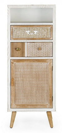 Mobile 1 Anta 2 Cassetti Eloise in legno naturale 48x35x121h cm