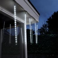 Luci di Natale icicle 216 Led 2 metri bianco freddo