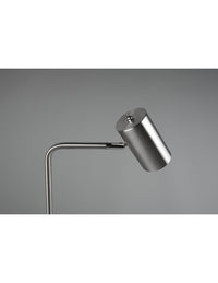 Lampada Da Tavolo Marley Nichel Spot Cilindro H45 Trio Lighting