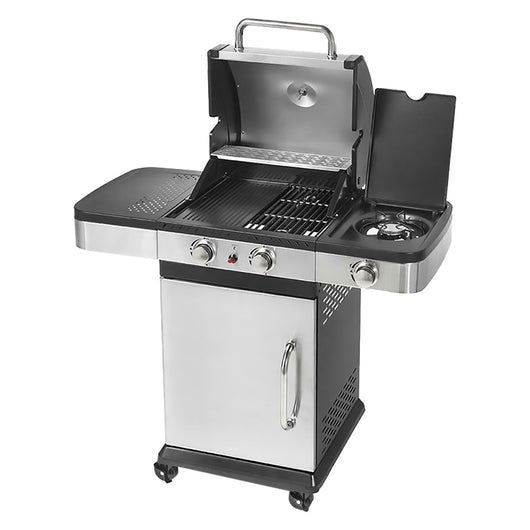 Barbecue A Gas 'Indianapolis 3 Titanium' Cm. 120 X 50 X H.130