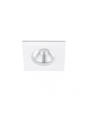 Faretto da Incasso Quadrato Zagros Bianco Led 5W IP65 8x8 cm Trio Lighting