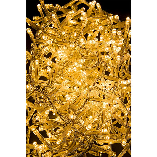 Luci a led natale classic 760 led filo trasparente