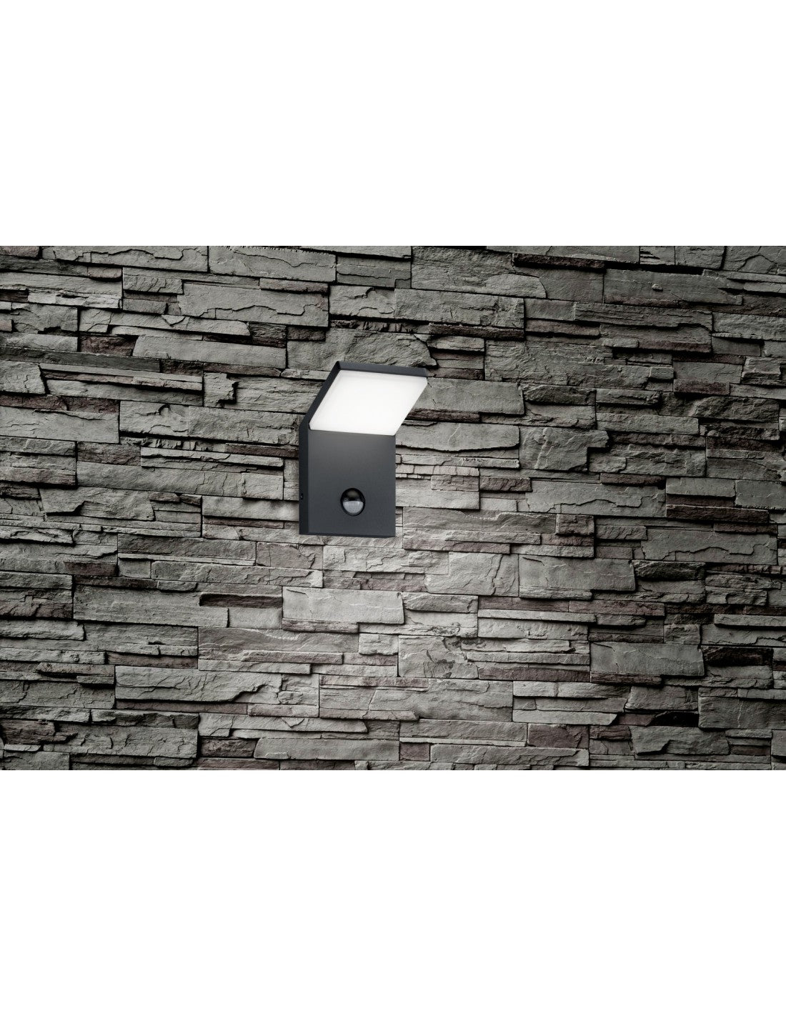 Applique Esterno Pearl Led IP54 Antracite Sensore Movimento Trio Lighting