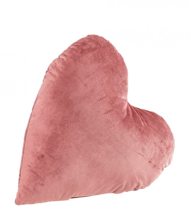 4x Cuscino cuore rosa 42x41x15