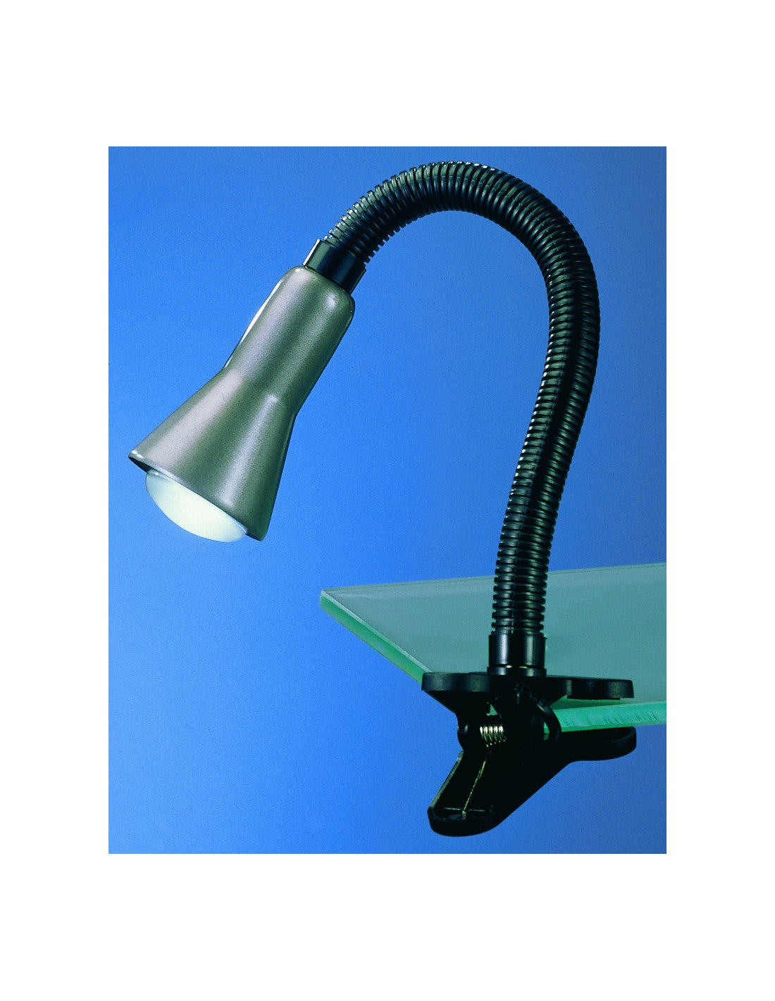 Lampada da Scrivania Flexo Alluminio 1xE14 Con Pinza Trio Lighting