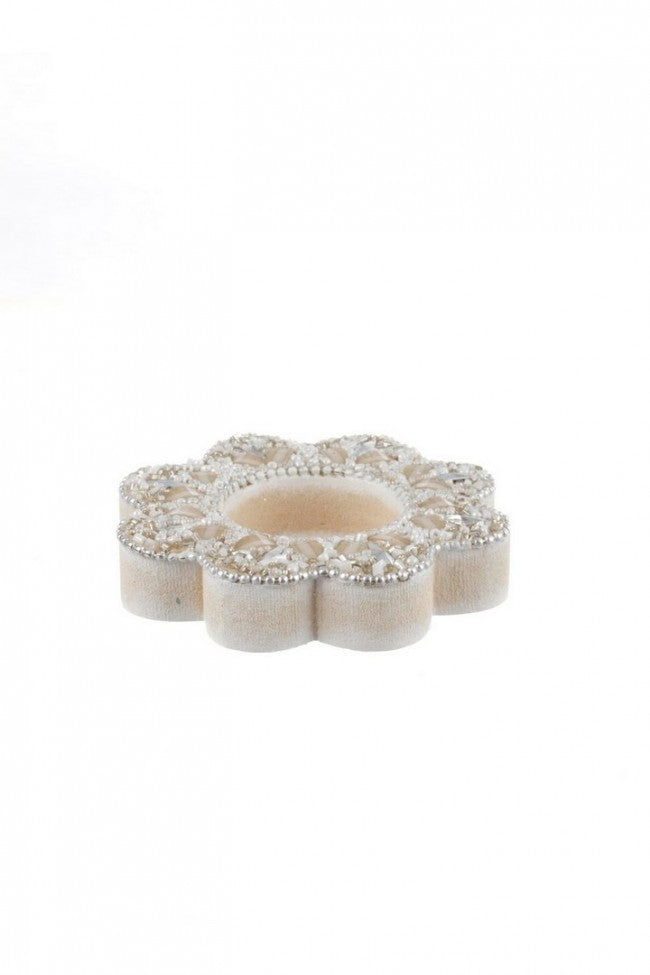 6x P.Tealight Rahul Fiore Argento