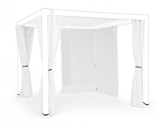 Pergola ocean 3x3 bianca 294x238h